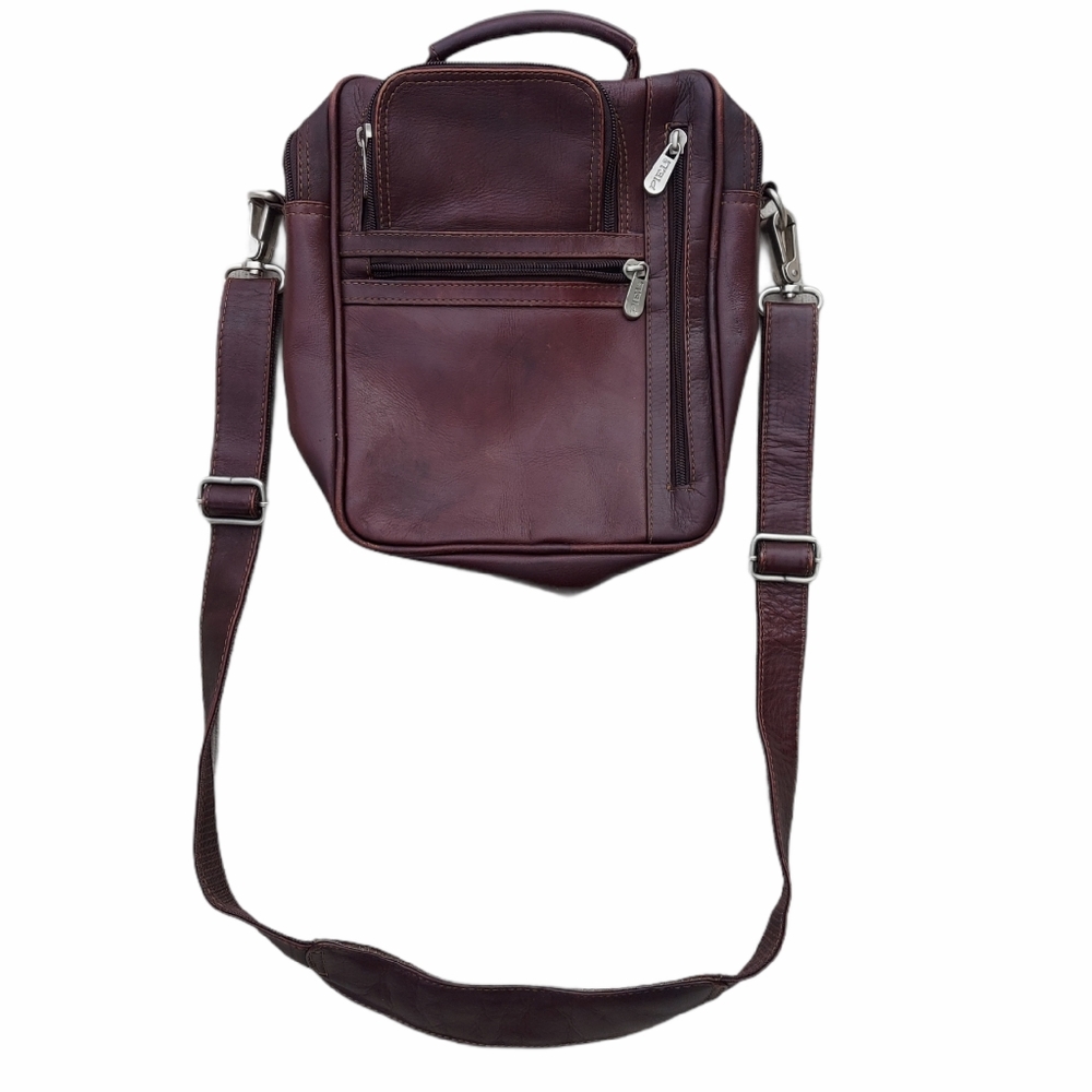 Piel sling bag Brown Leather